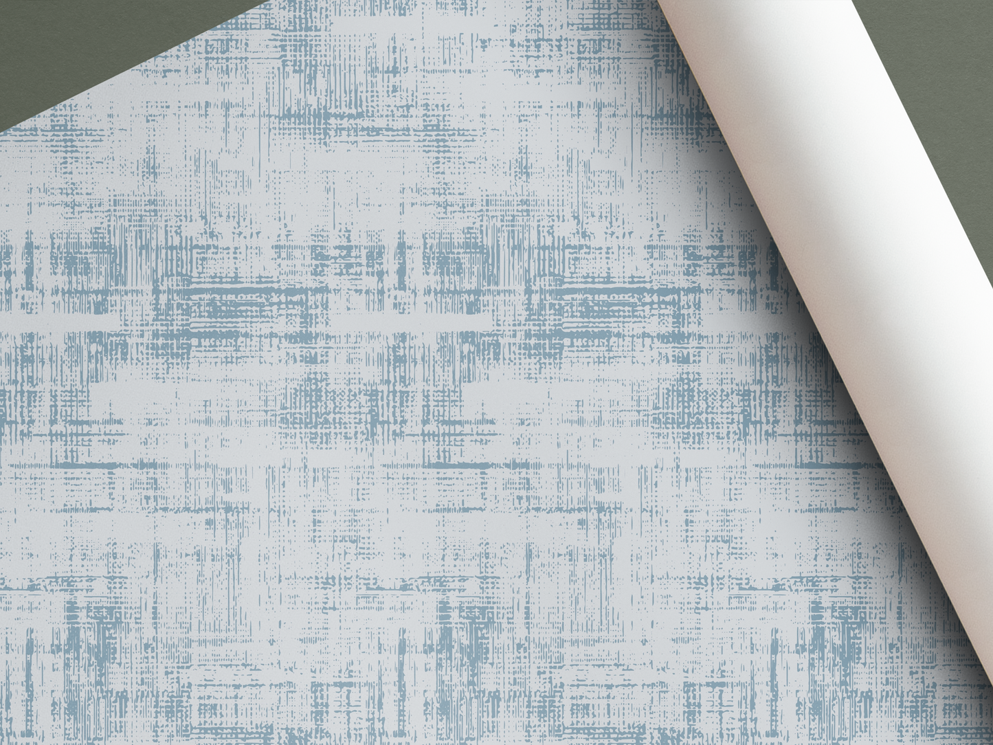 Panelled Wallpaper Blue Tapistry