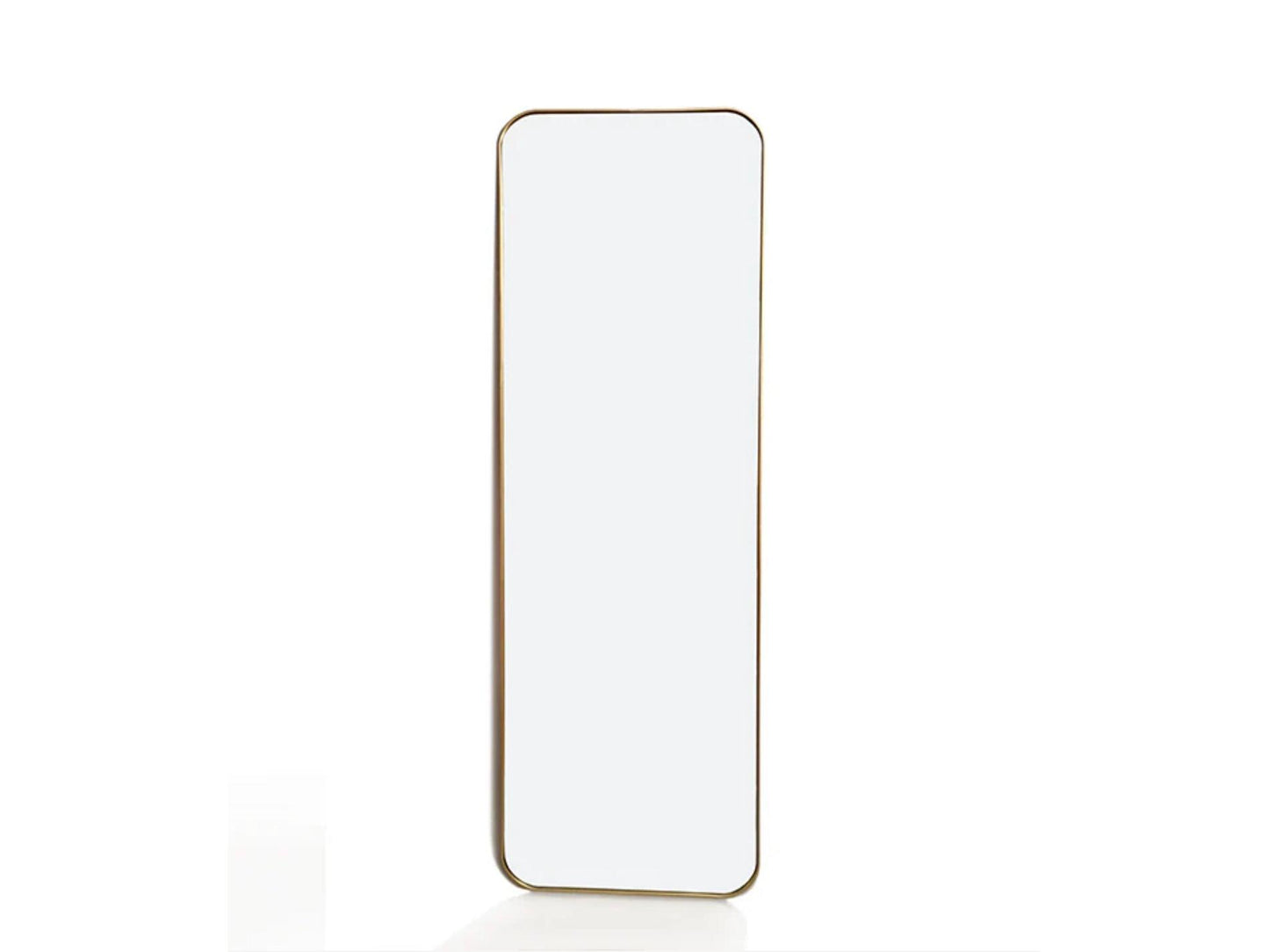 Siberia Full Length Rounded Rect Gold Mirror