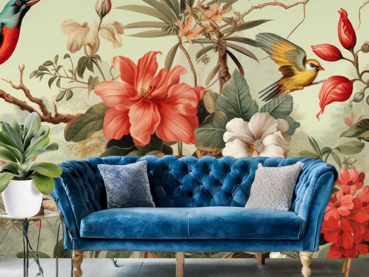 Wallpaper Garden Serenade Vintage