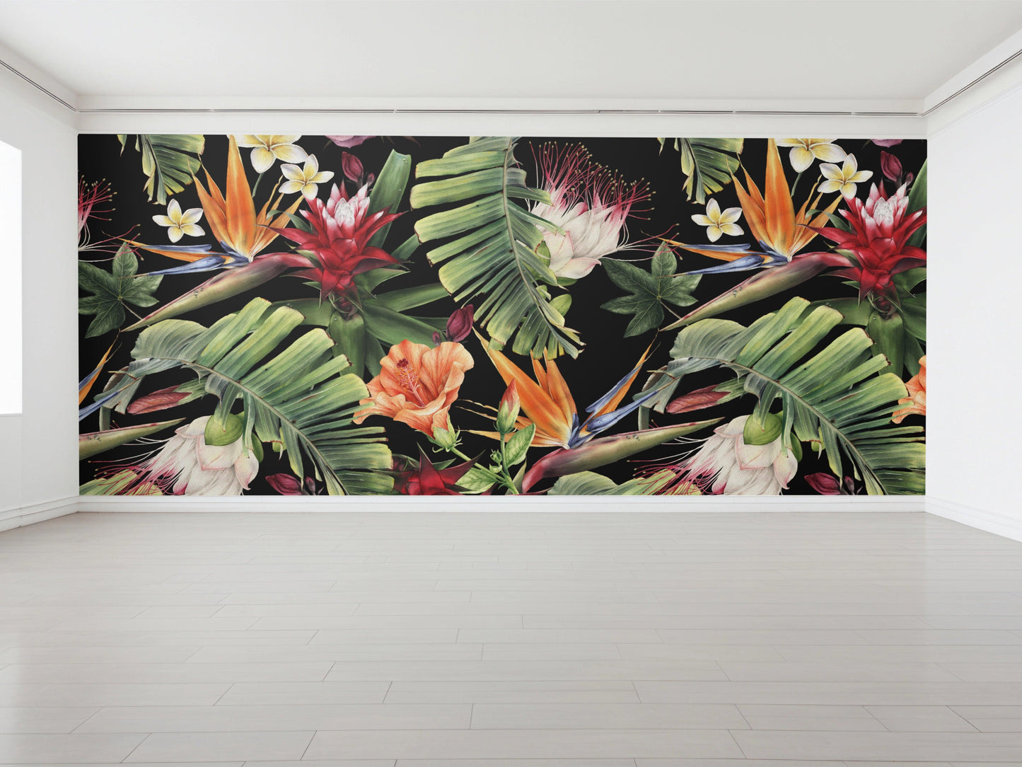 Wallpaper Red Tropical