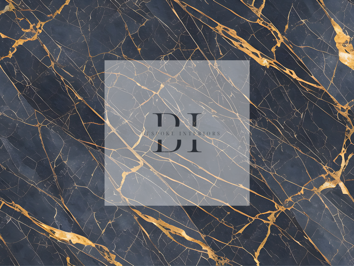 Wallpaper Blue Gilded