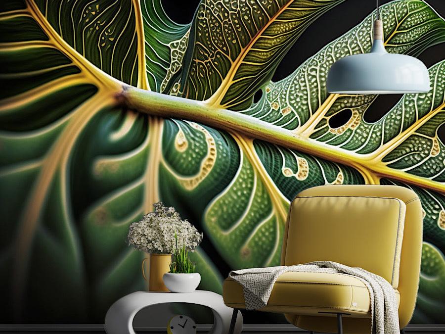 Wallpaper Tropics Gold