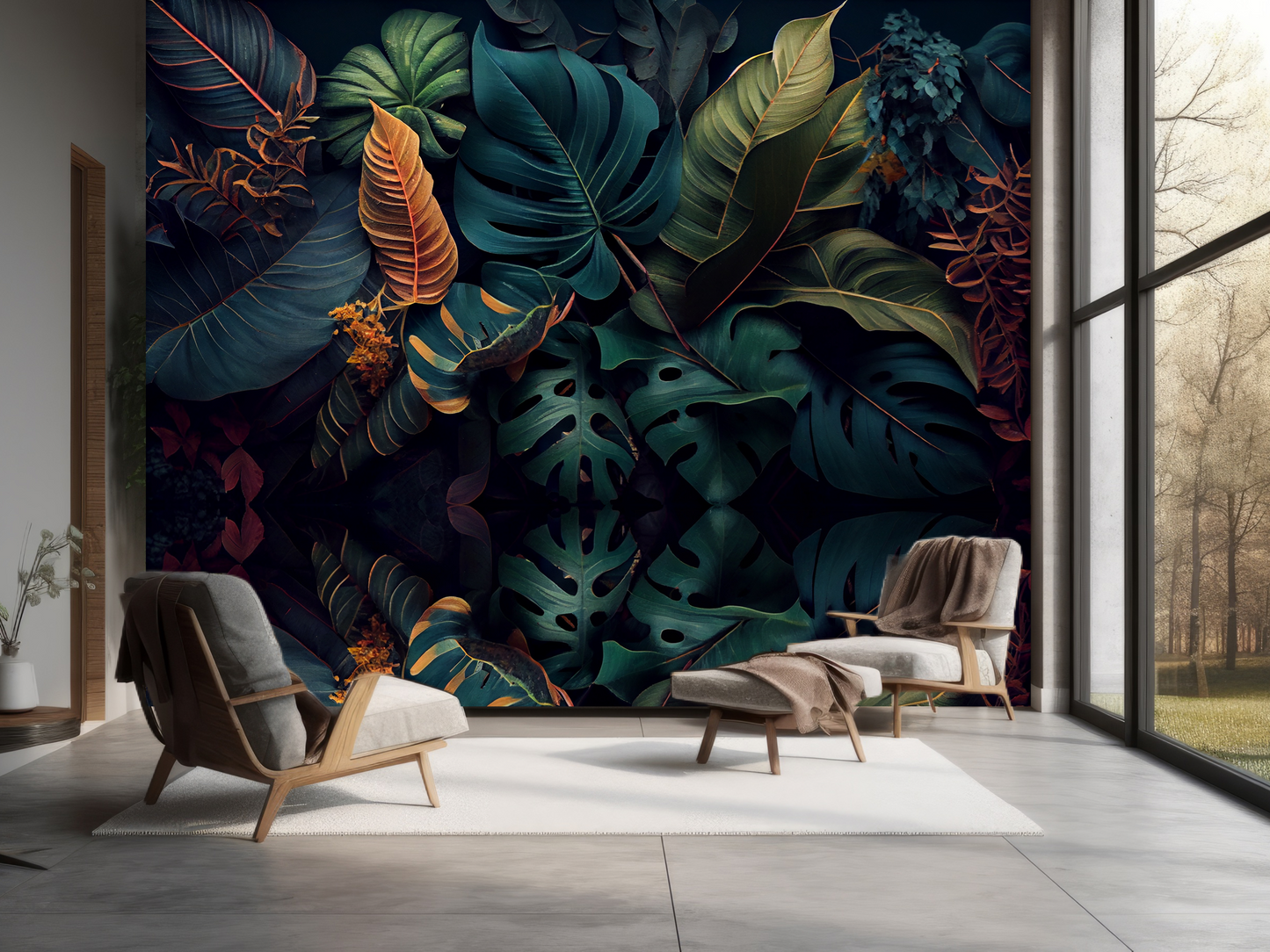 Wallpaper Mystical Foliage