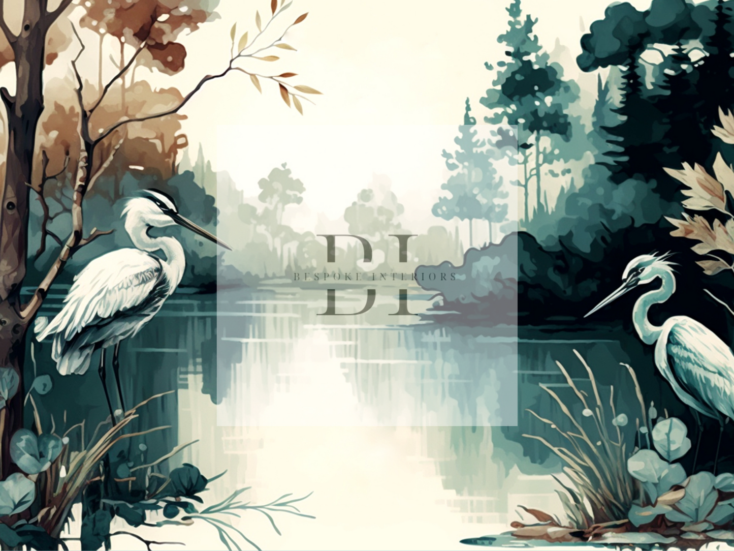 Wallpaper Watchful Heron