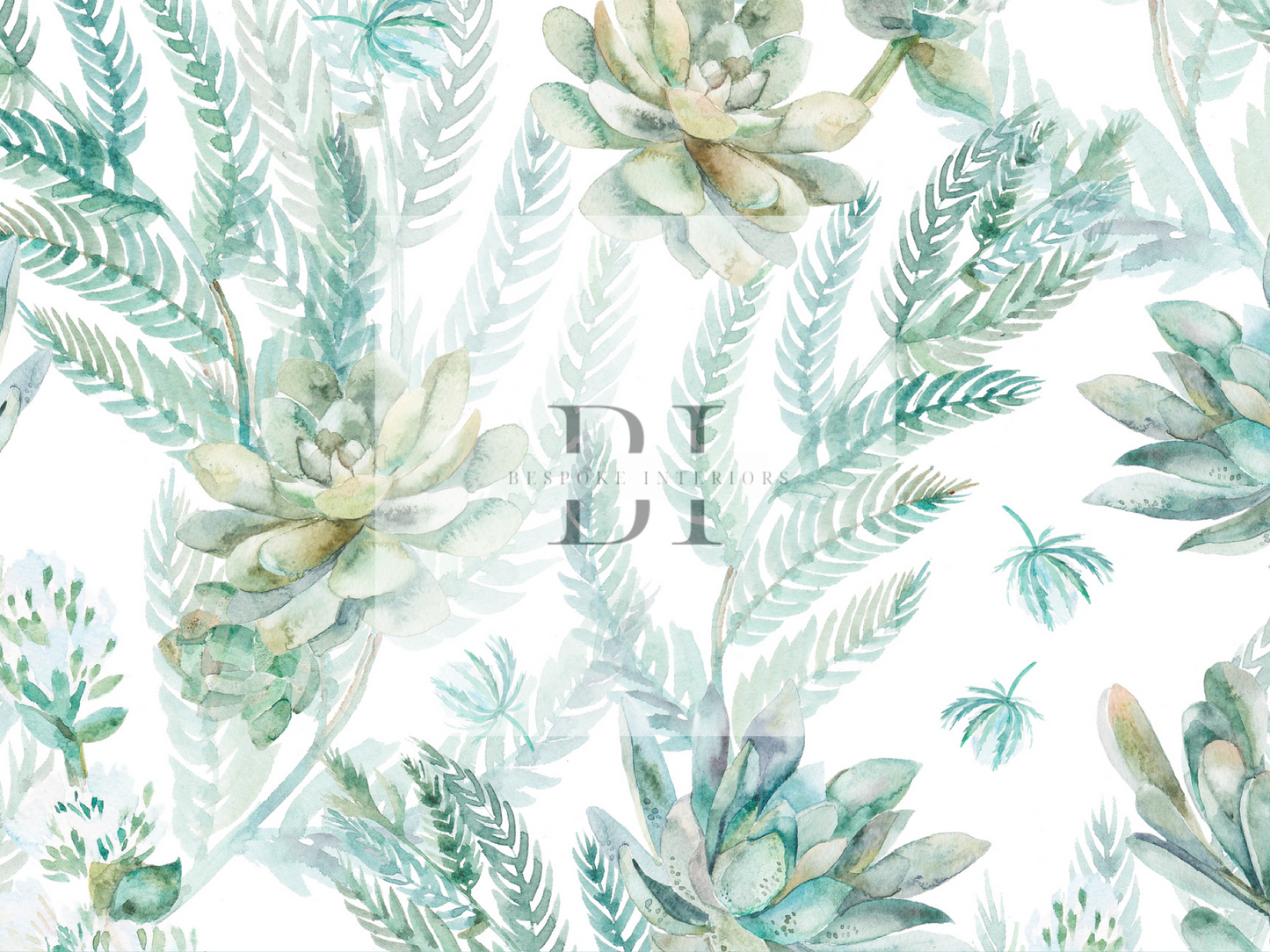 Wallpaper Mint Floral