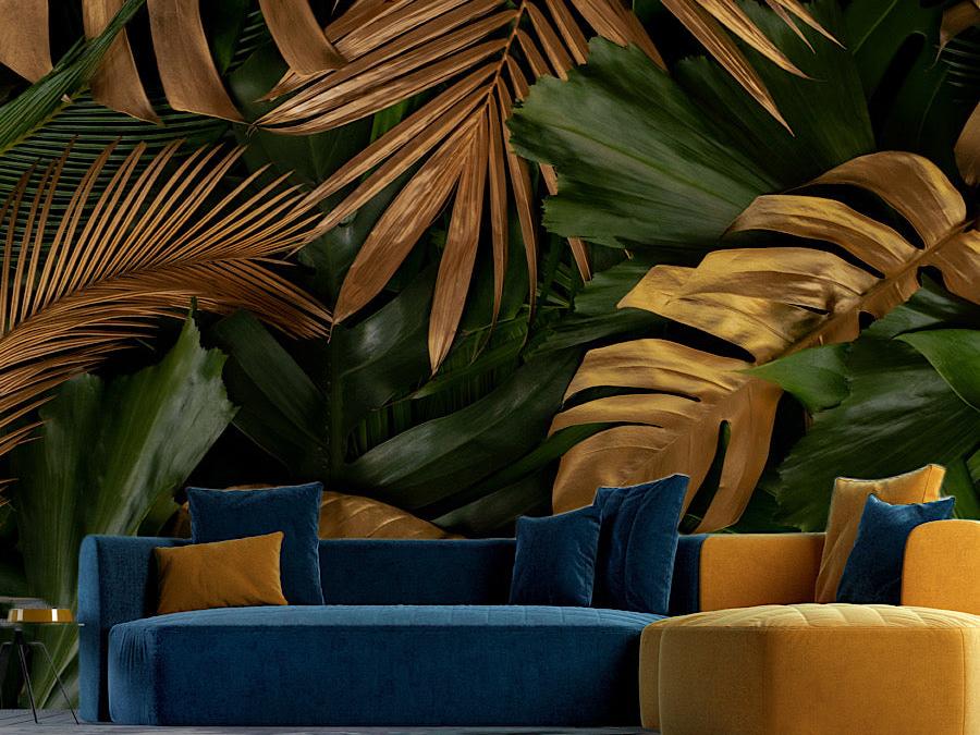 Wallpaper Golden Palm