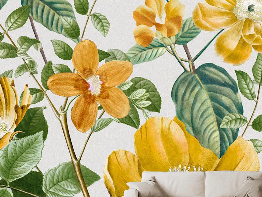 Wallpaper Vintage Floral