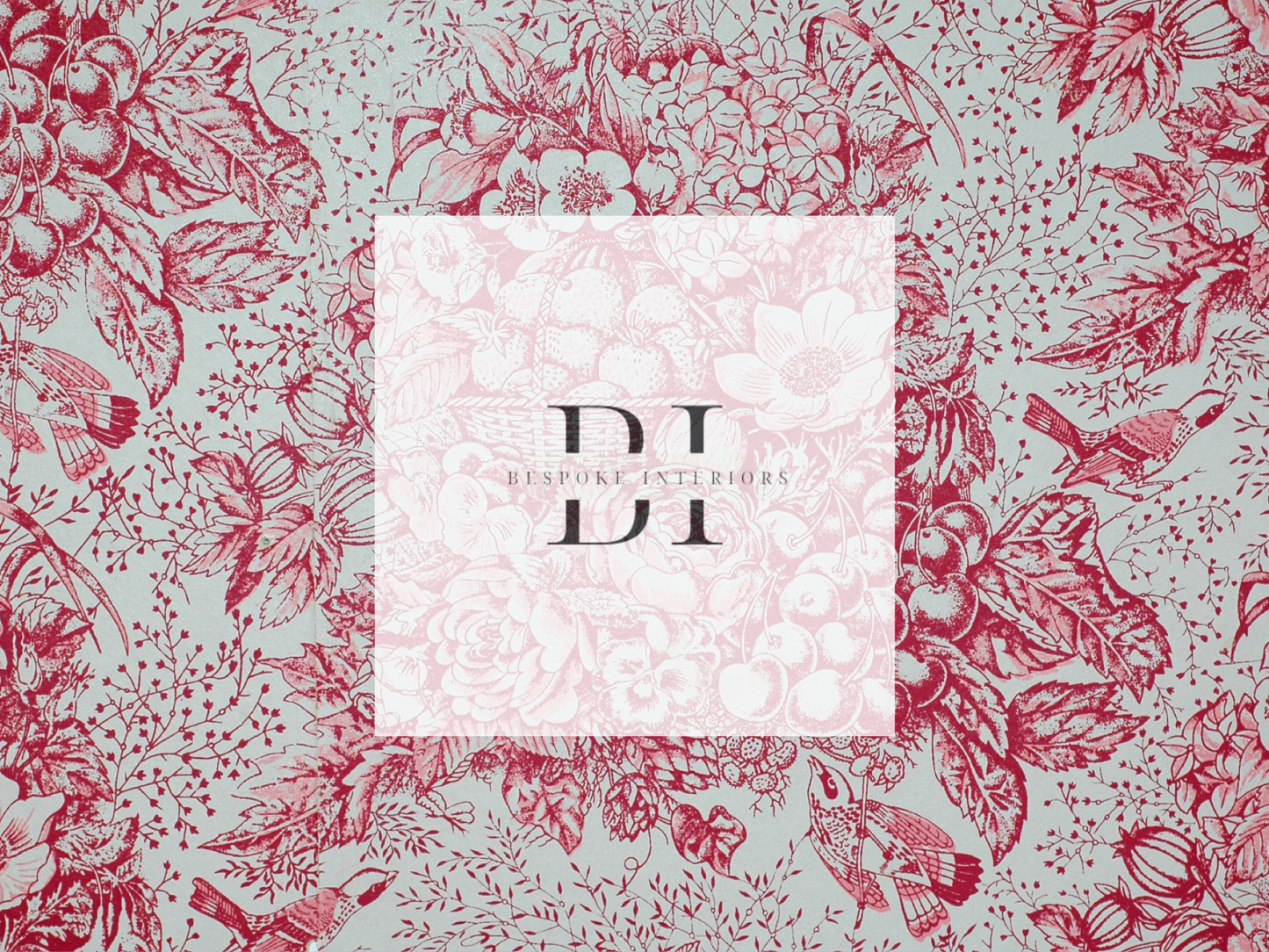 Wallpaper Pink Vintage Floral