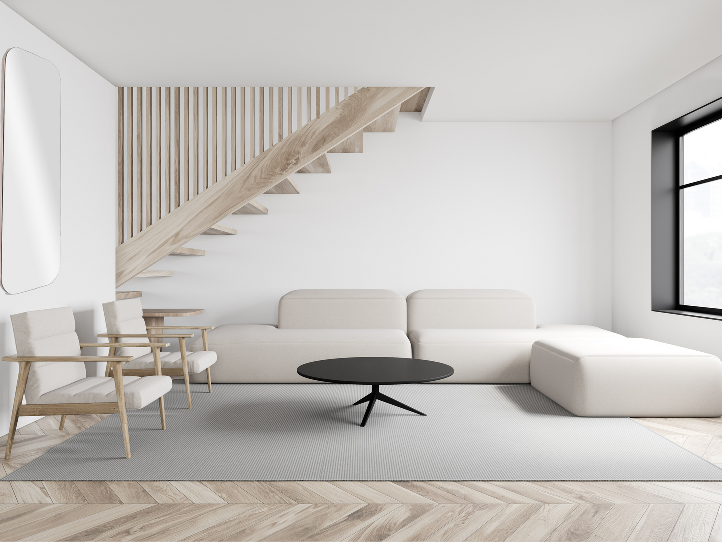 Birch Frameless Mirror Rectangle