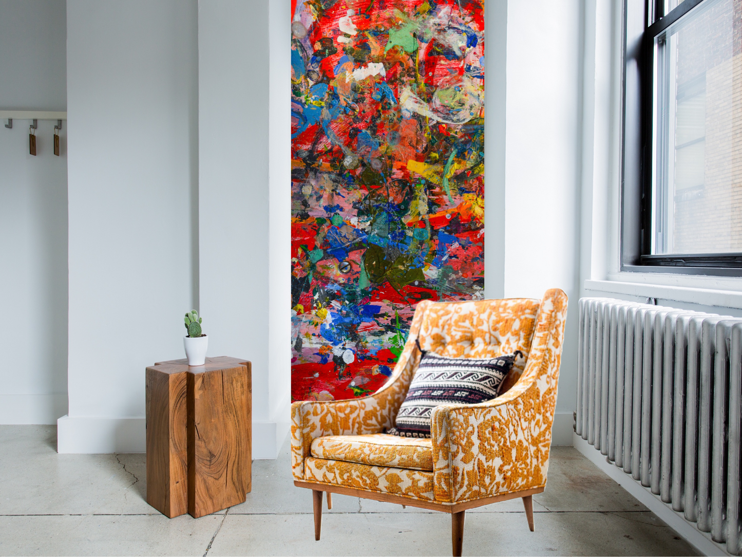 Wallpaper colour overload