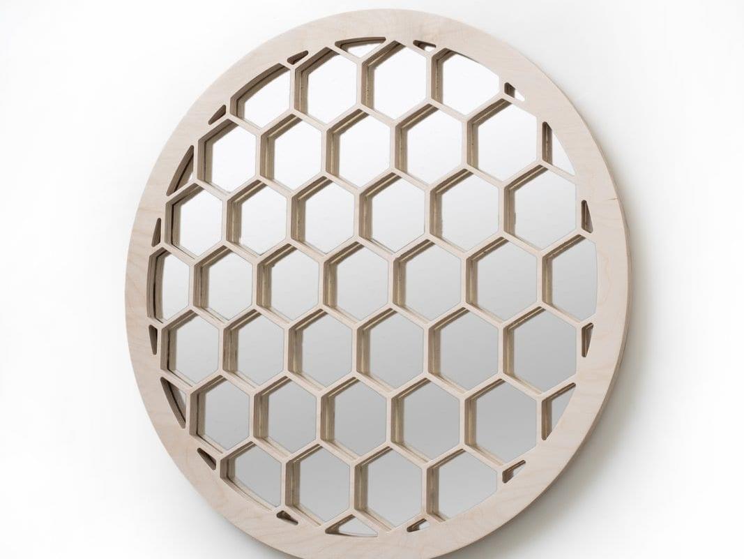 Honeycomb Mirror Round