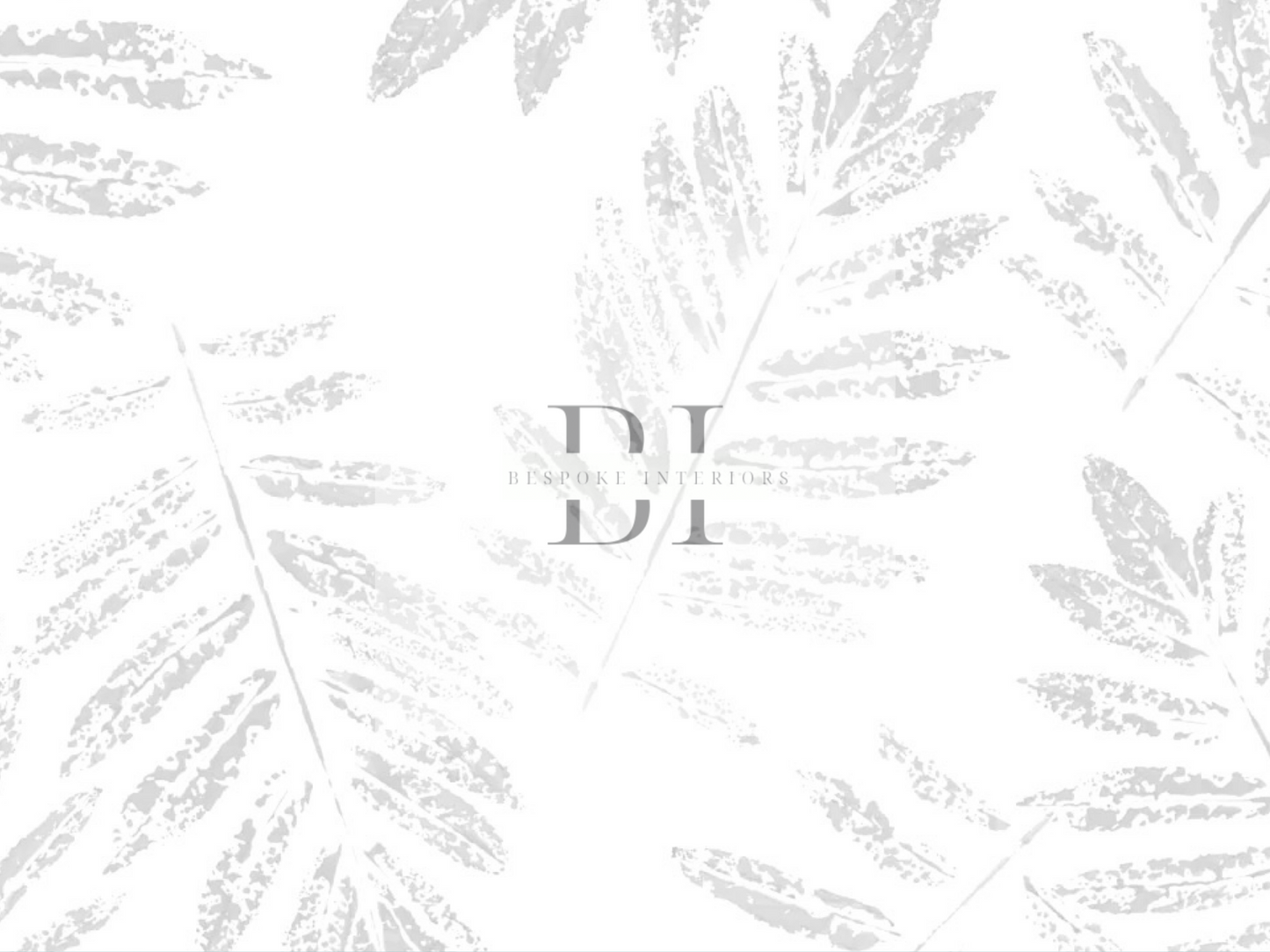 Wallpaper Fern Leaf Grey