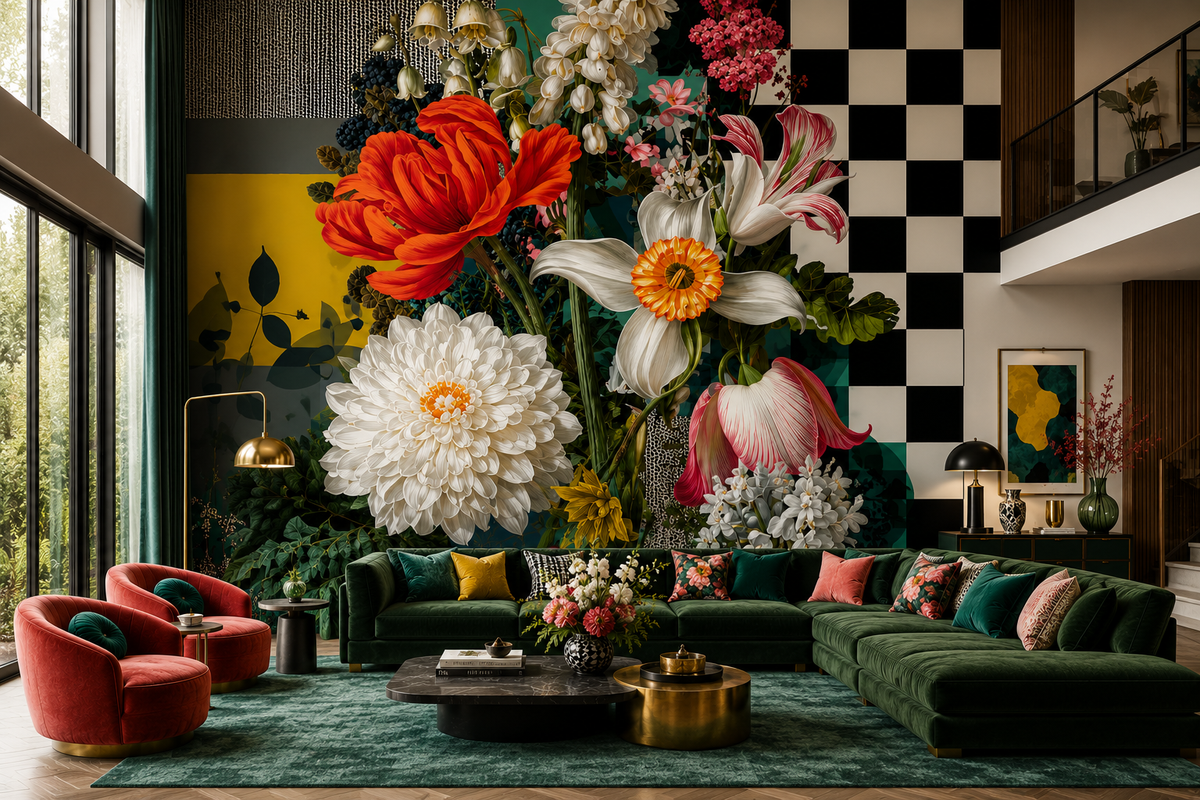 Wallpaper Art Deco Eclectic
