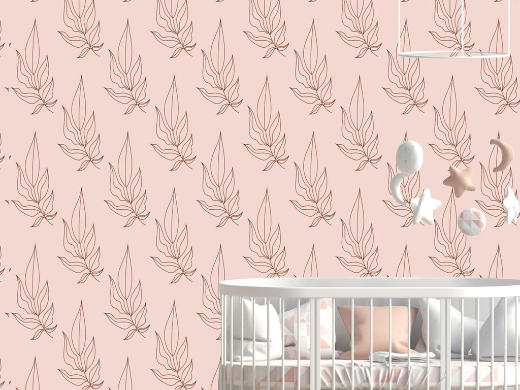 Wallpaper marshmallow foliage