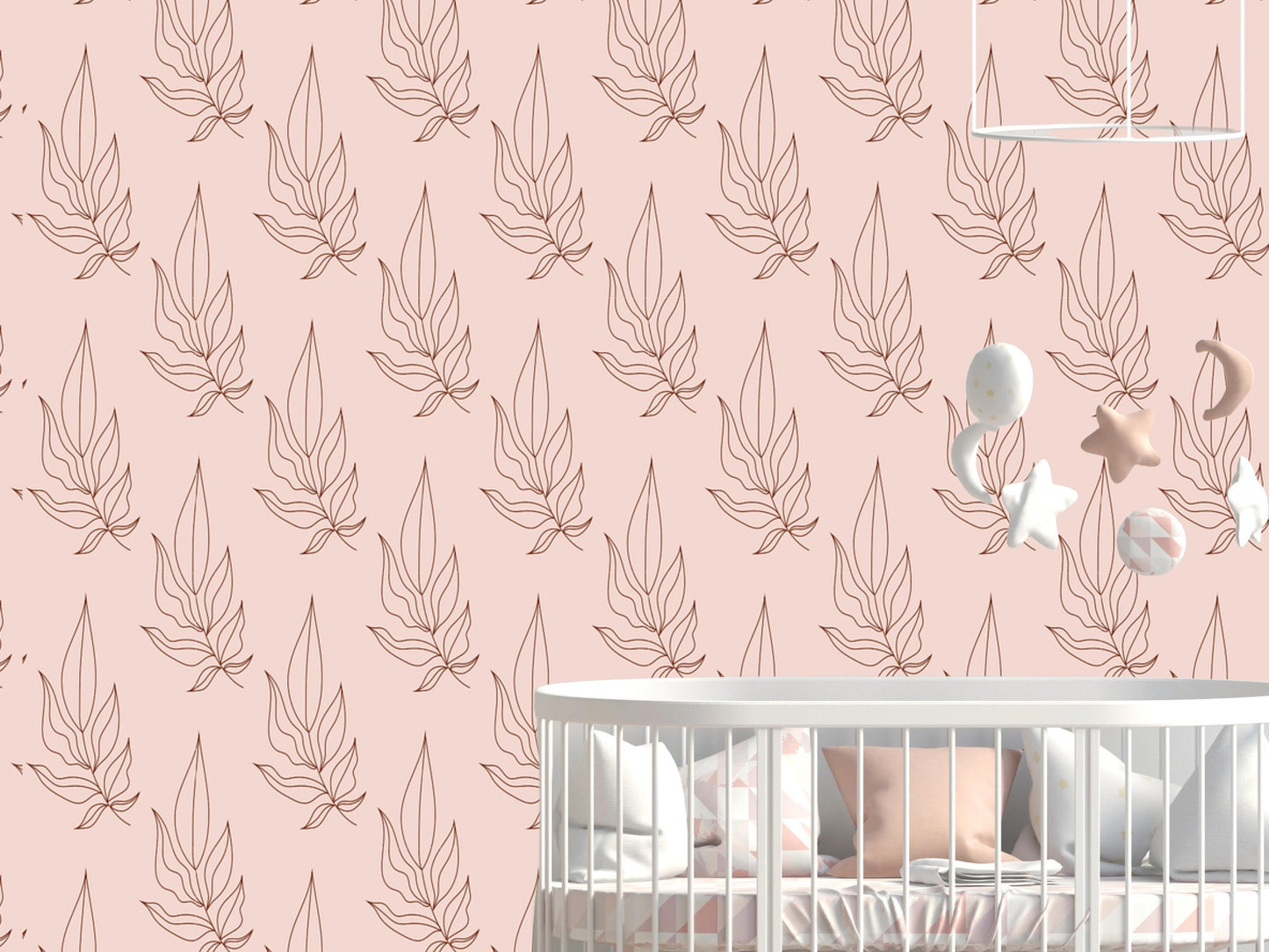 Wallpaper marshmallow foliage