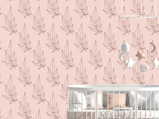 Wallpaper marshmallow foliage