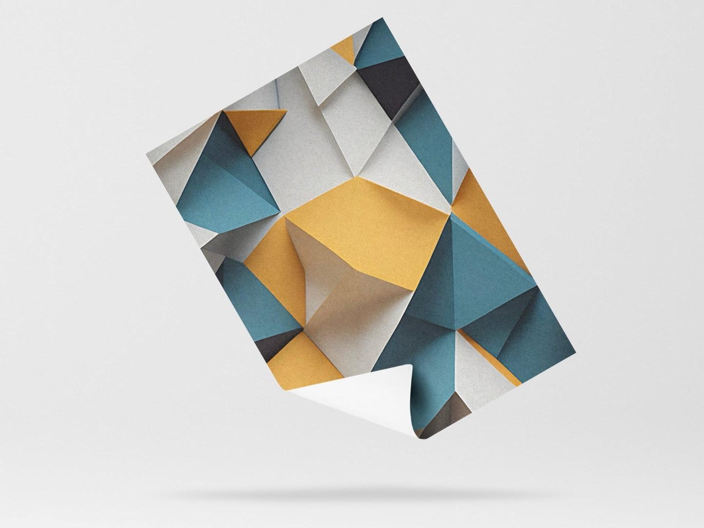 Wallpaper 3D Bright geometric cluster