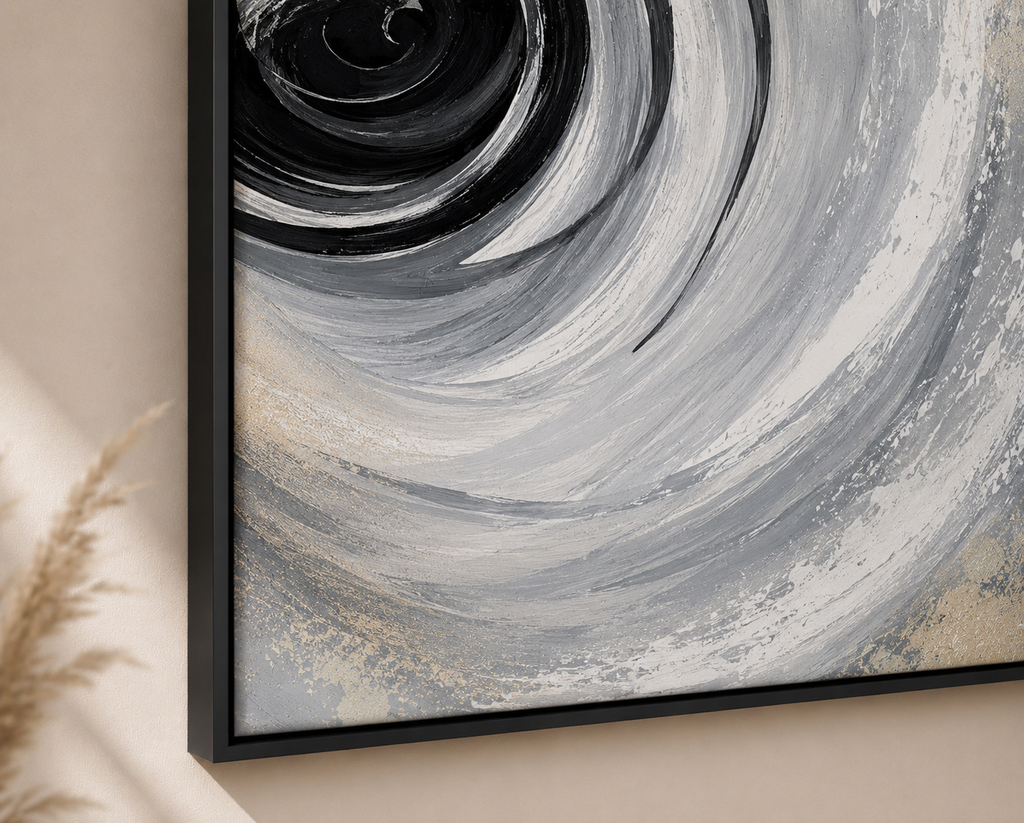 Wall Art flower brush strokes