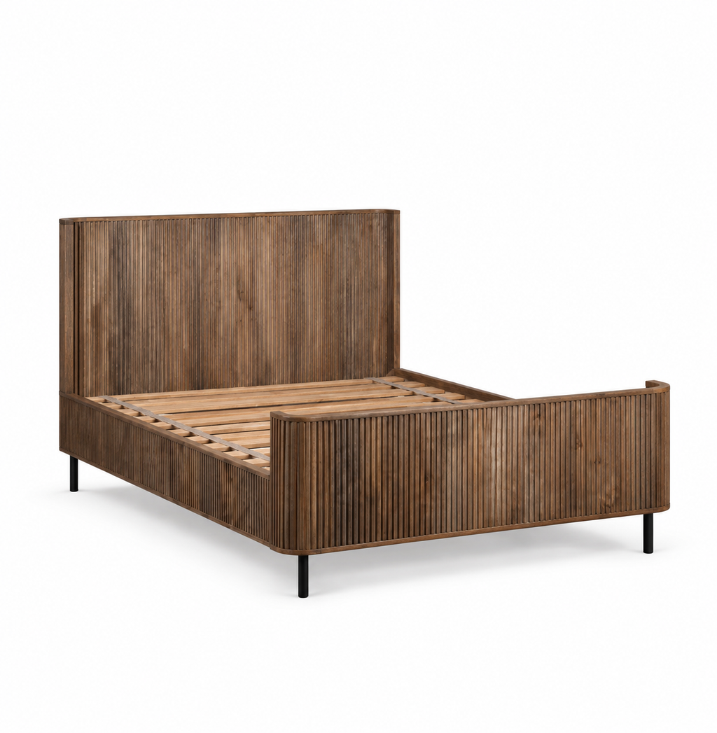 The Ruelle Bed in Smoked Mocha