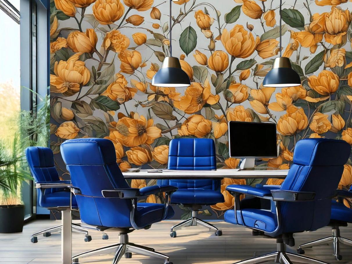 Wallpaper Sunset Petals