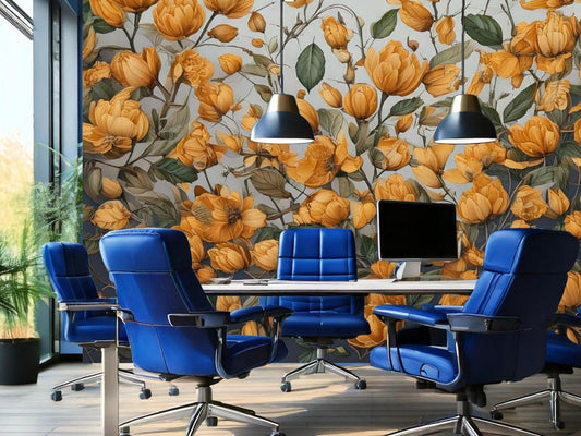 Wallpaper Sunset Petals