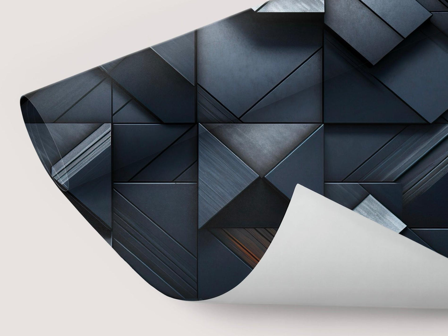 Wallpaper 3D Wall Panelling Geometric