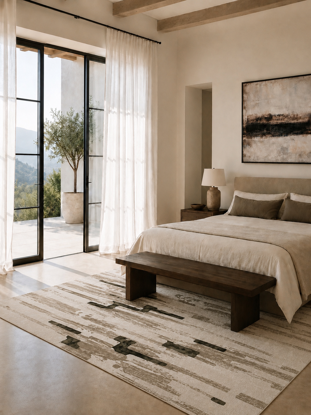Afterglow Rug in Hunter