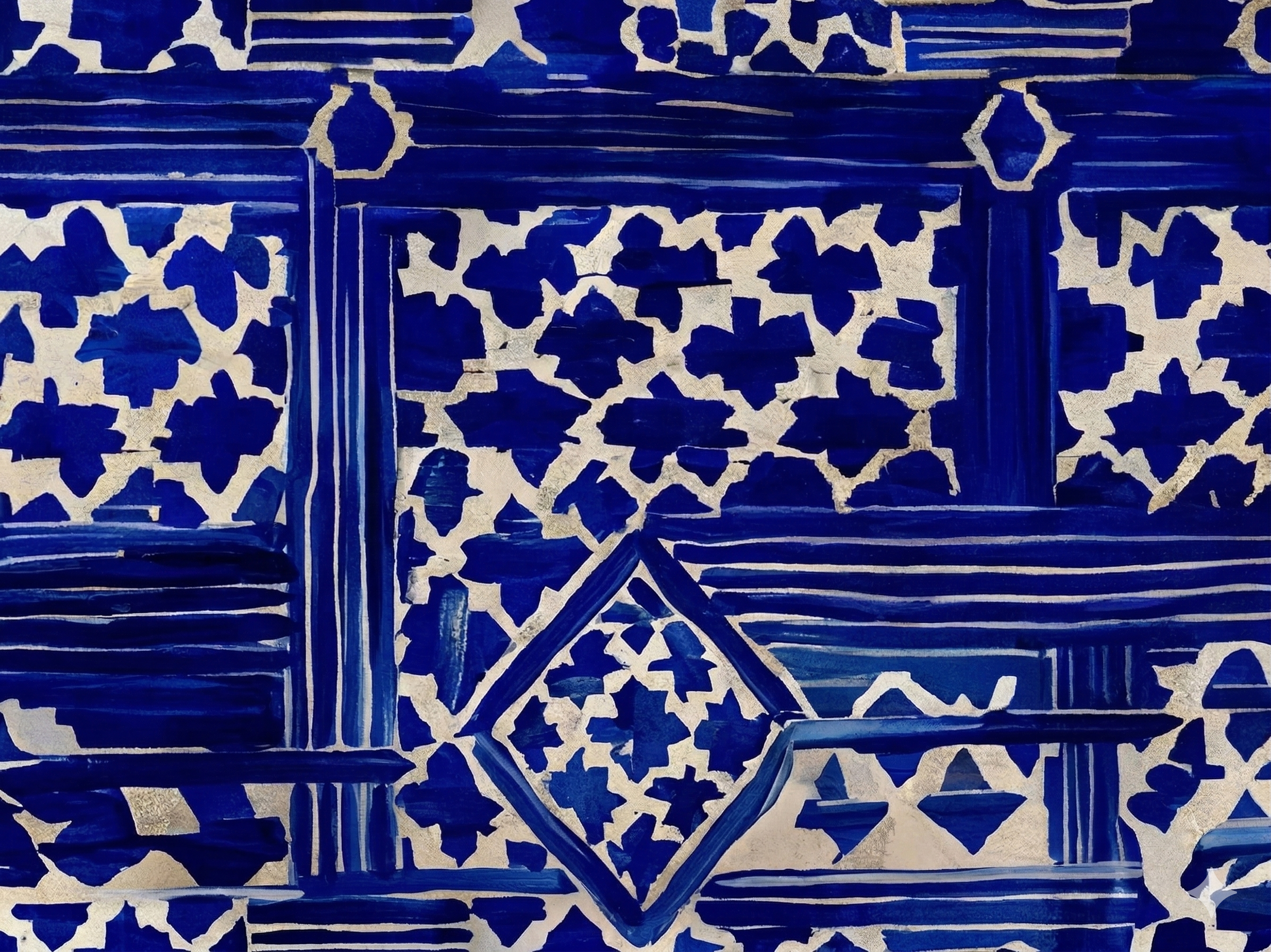 Wallpaper Moroccan Ivory and Ink