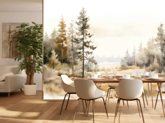 Wallpaper Pine Forest