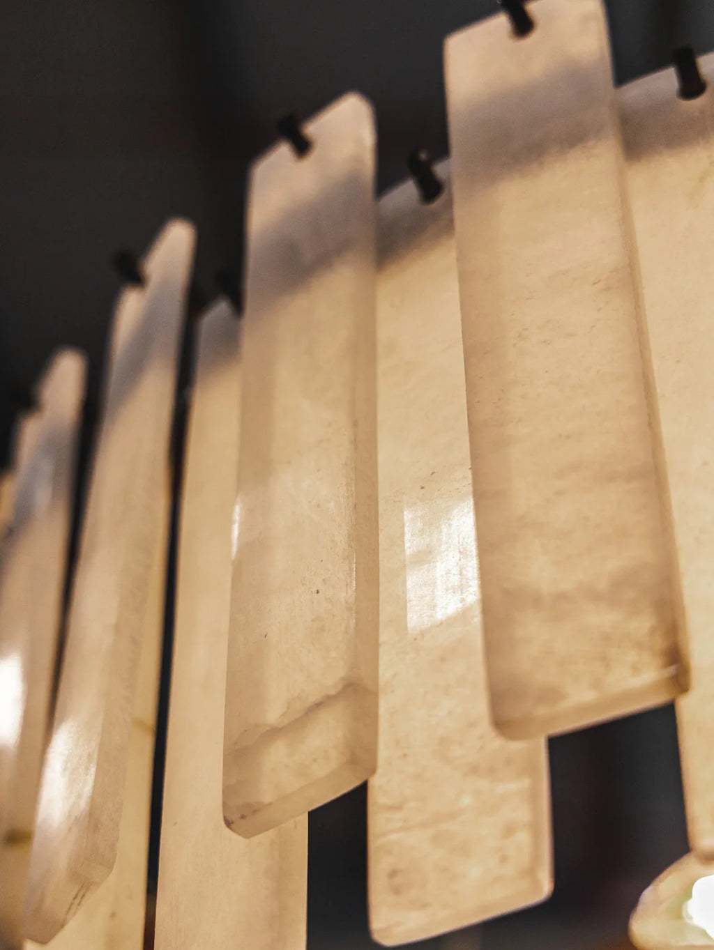 Alabaster Chandelier in Pure