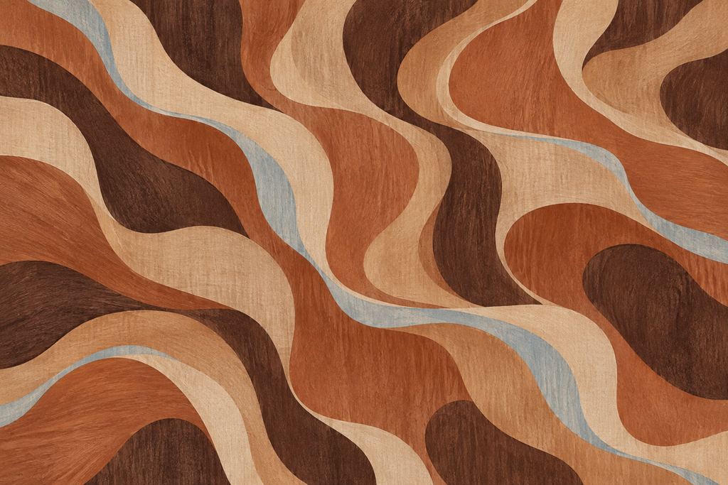 Wallpaper Ochre Tides in Ember Clay