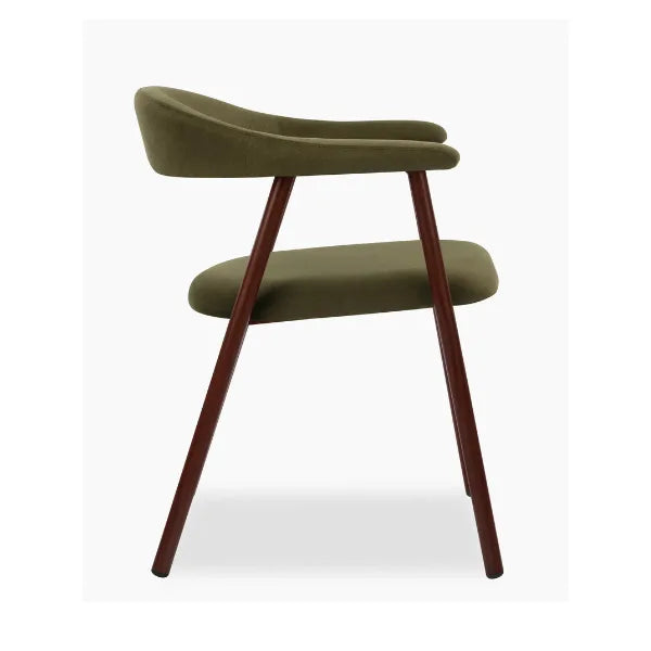 Suki Dining Chair Fabric - Olive