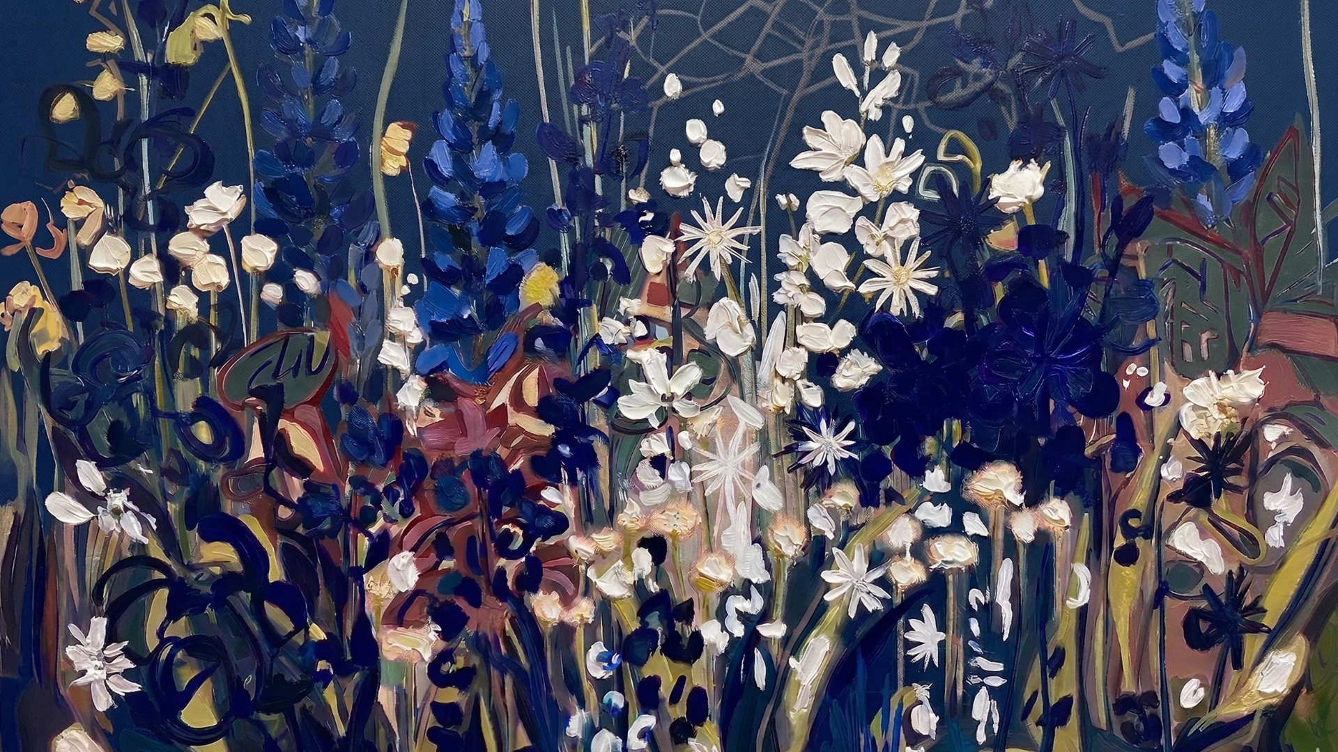 Wallpaper Indigo Reverie