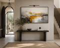 Wall Art Ochre Divide in Amber Noir