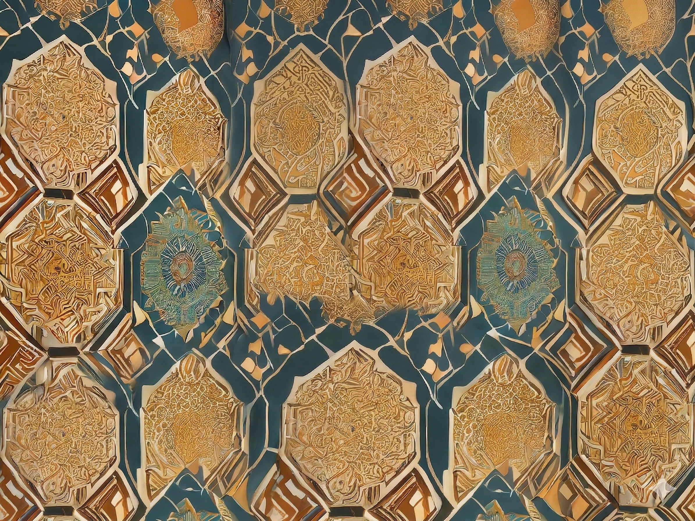 Wallpaper Moroccan Patchwork