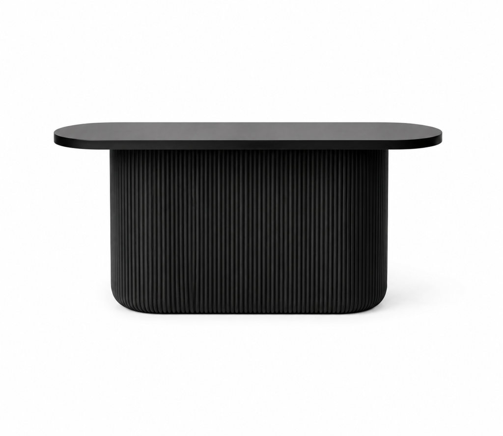 Arc Fluted Console Table