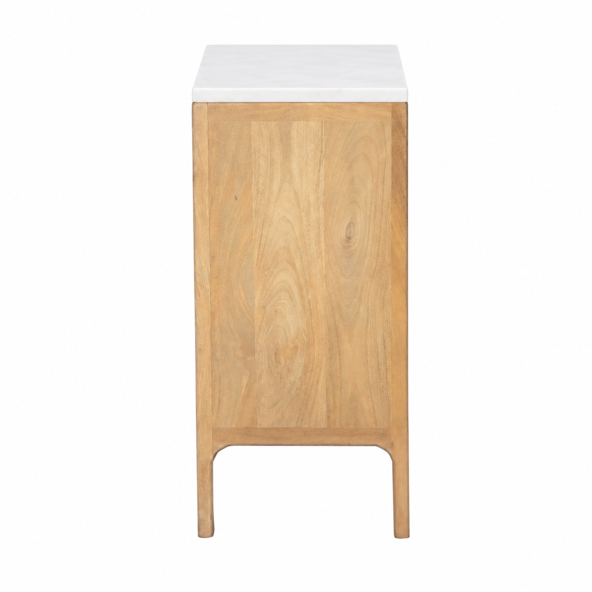 THE SOLENNE MARBLE-TOP NIGHTSTAND