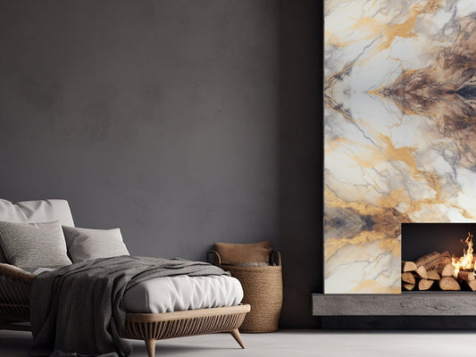 Wallpaper Marble Gold Fusion