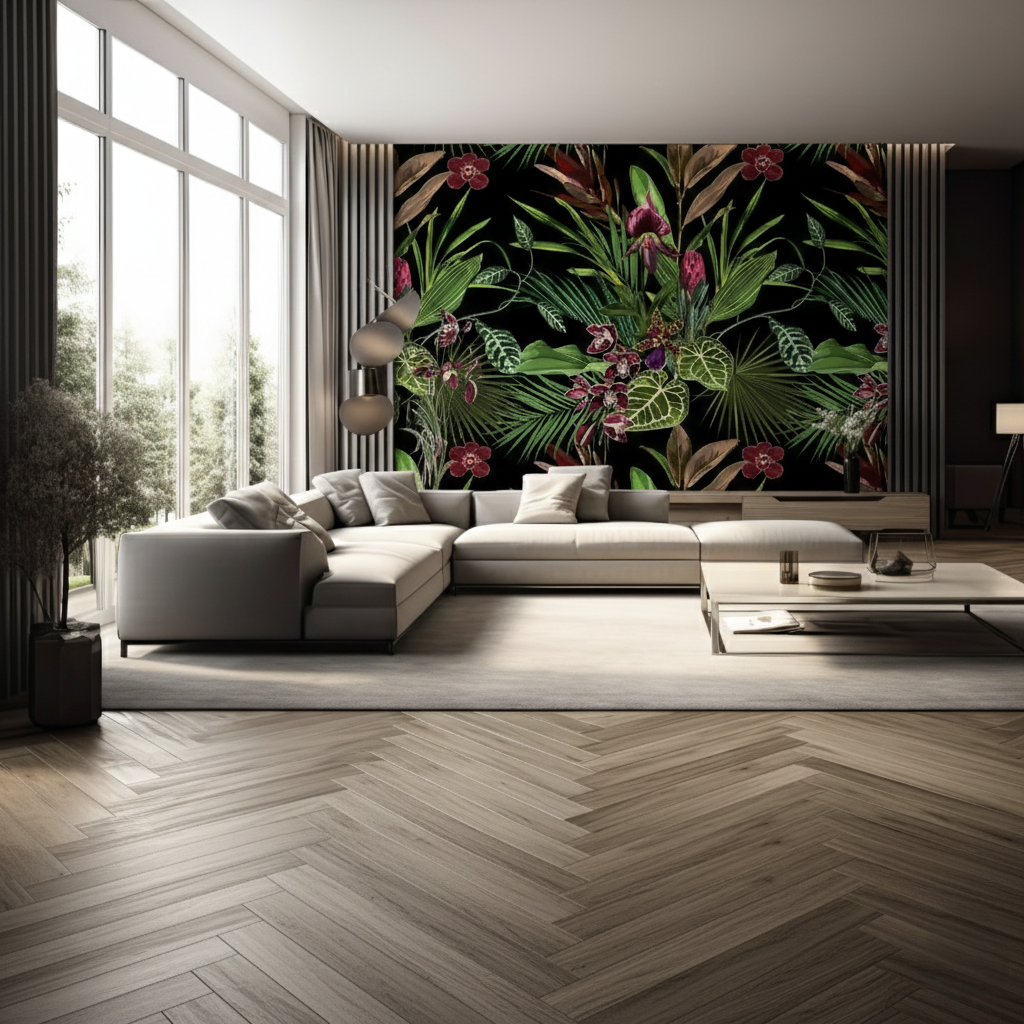 Wallpaper Midnight Orchid