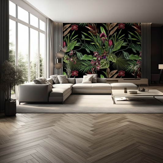 Wallpaper Midnight Orchid