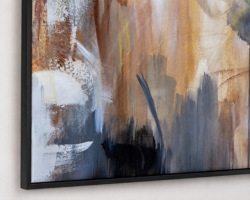 Framed Wall Art Brush Strokes