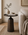 Madeira Side Table in Bronze Age