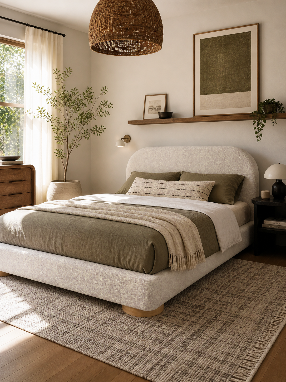 Suzanna Bed in Pristine Natural