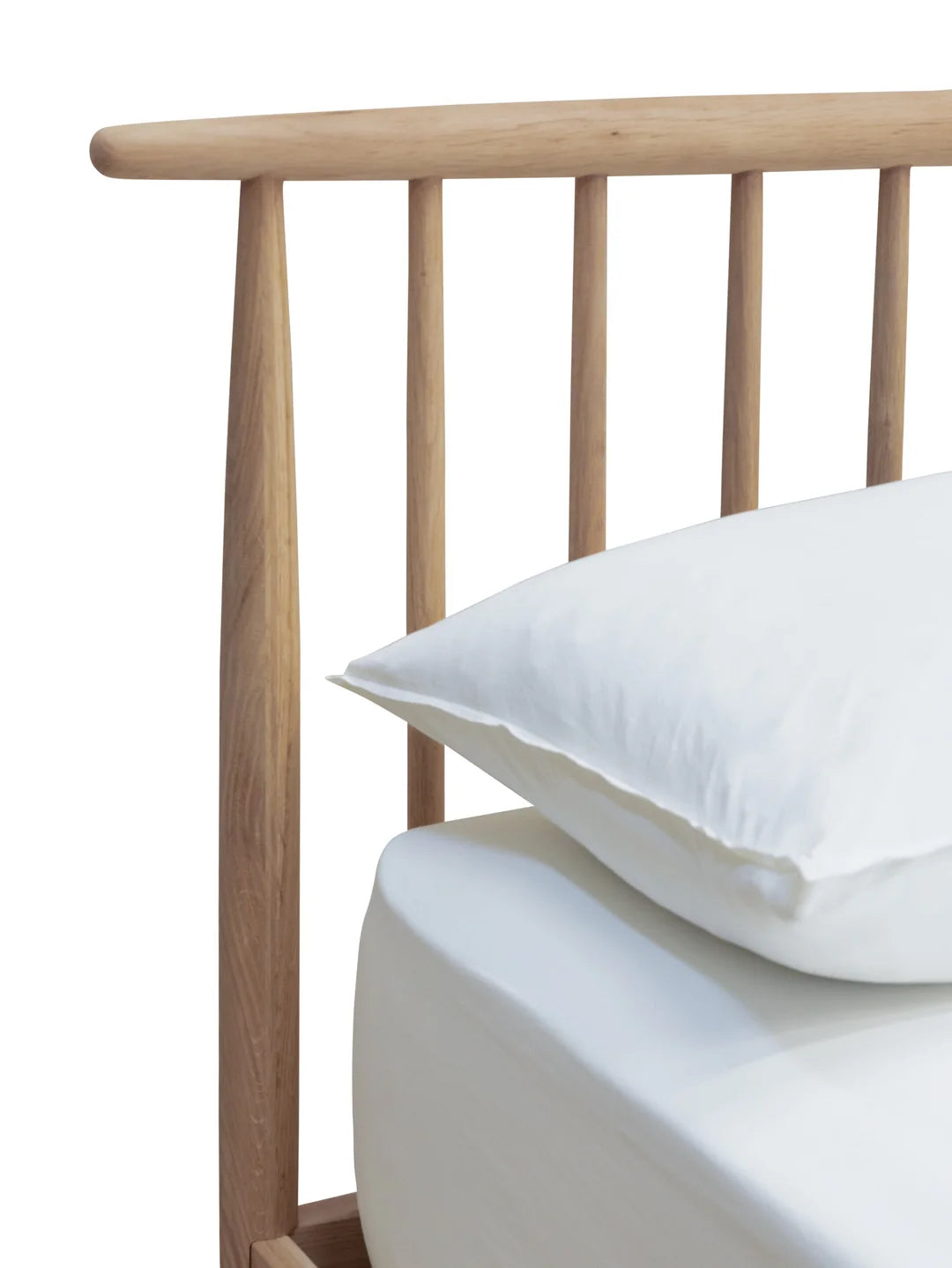 Fjord Oak Bed Queen Extra Length Natura