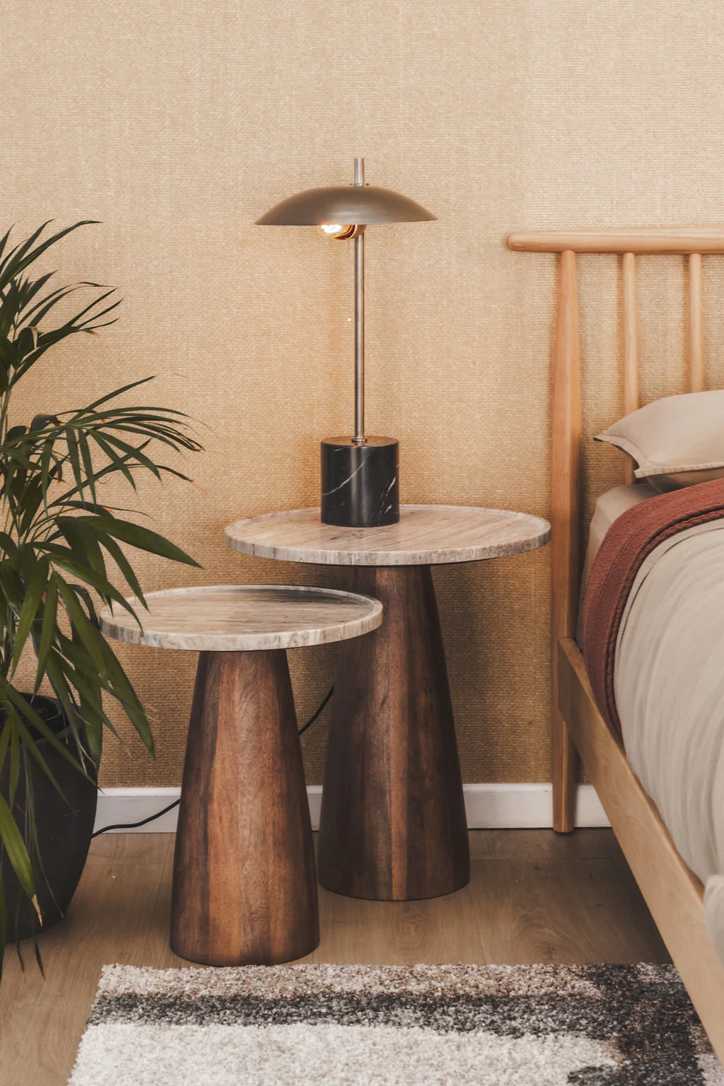 Meadow Marble Side table Set
Husk