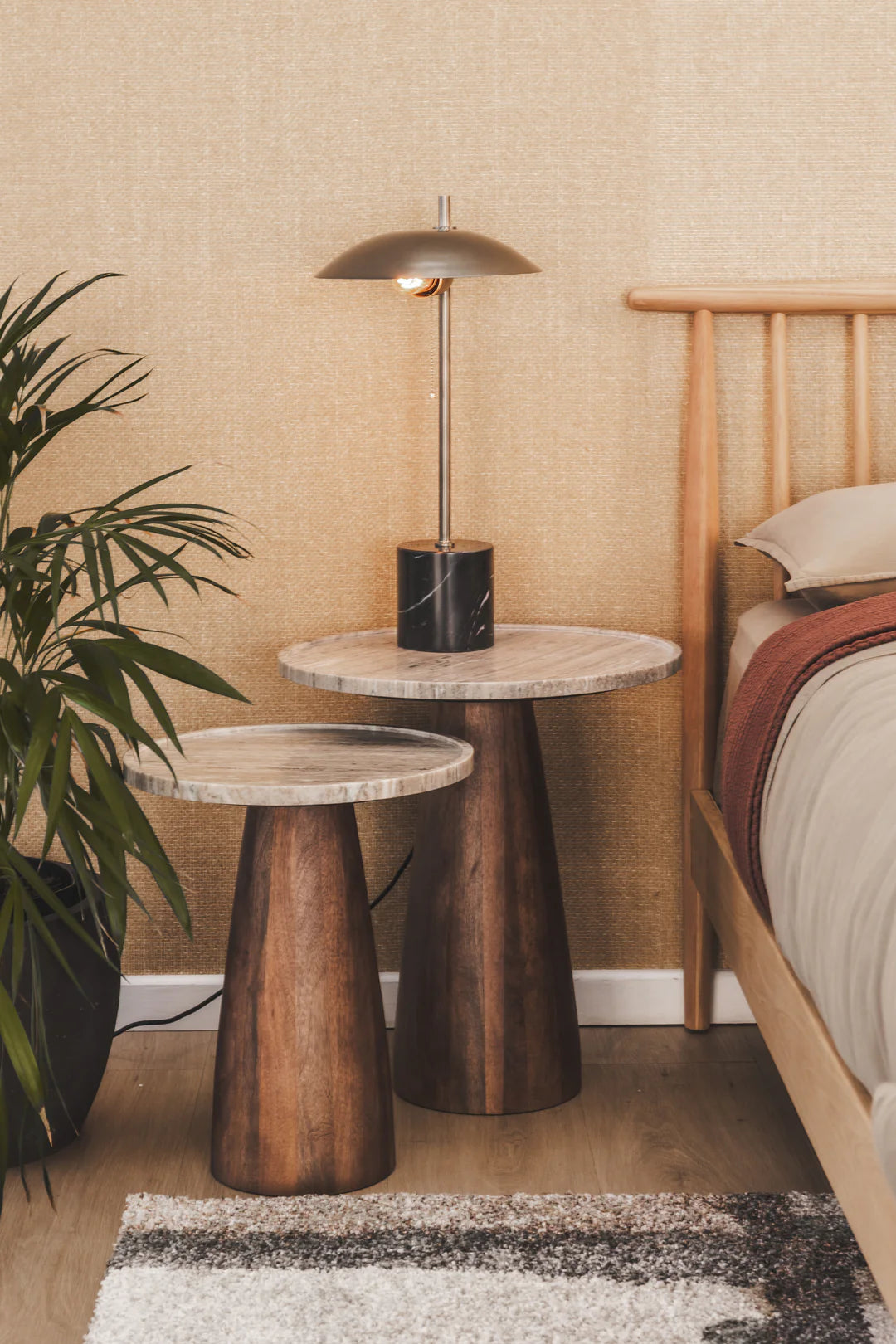 Meadow Marble Side table Set
Husk