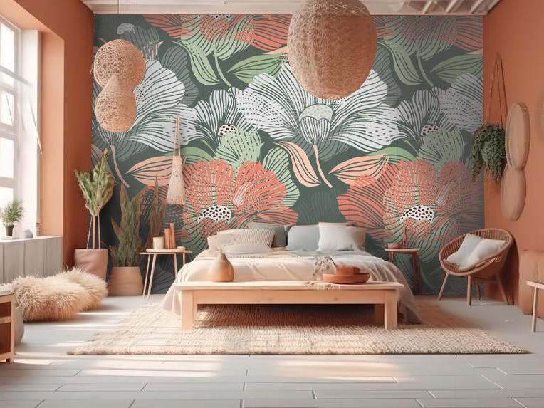 Wallpaper Passionate Floral