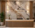 Wallpaper Opaline Flow in Warm Taupe