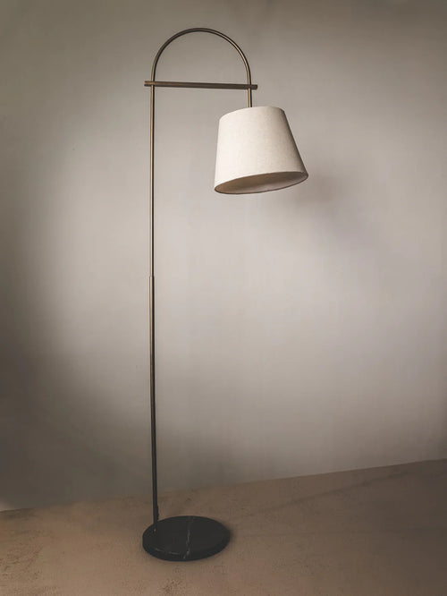 Duncan Floor Lamp in Linen