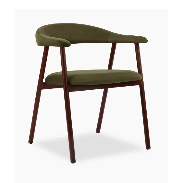 Suki Dining Chair Fabric - Olive